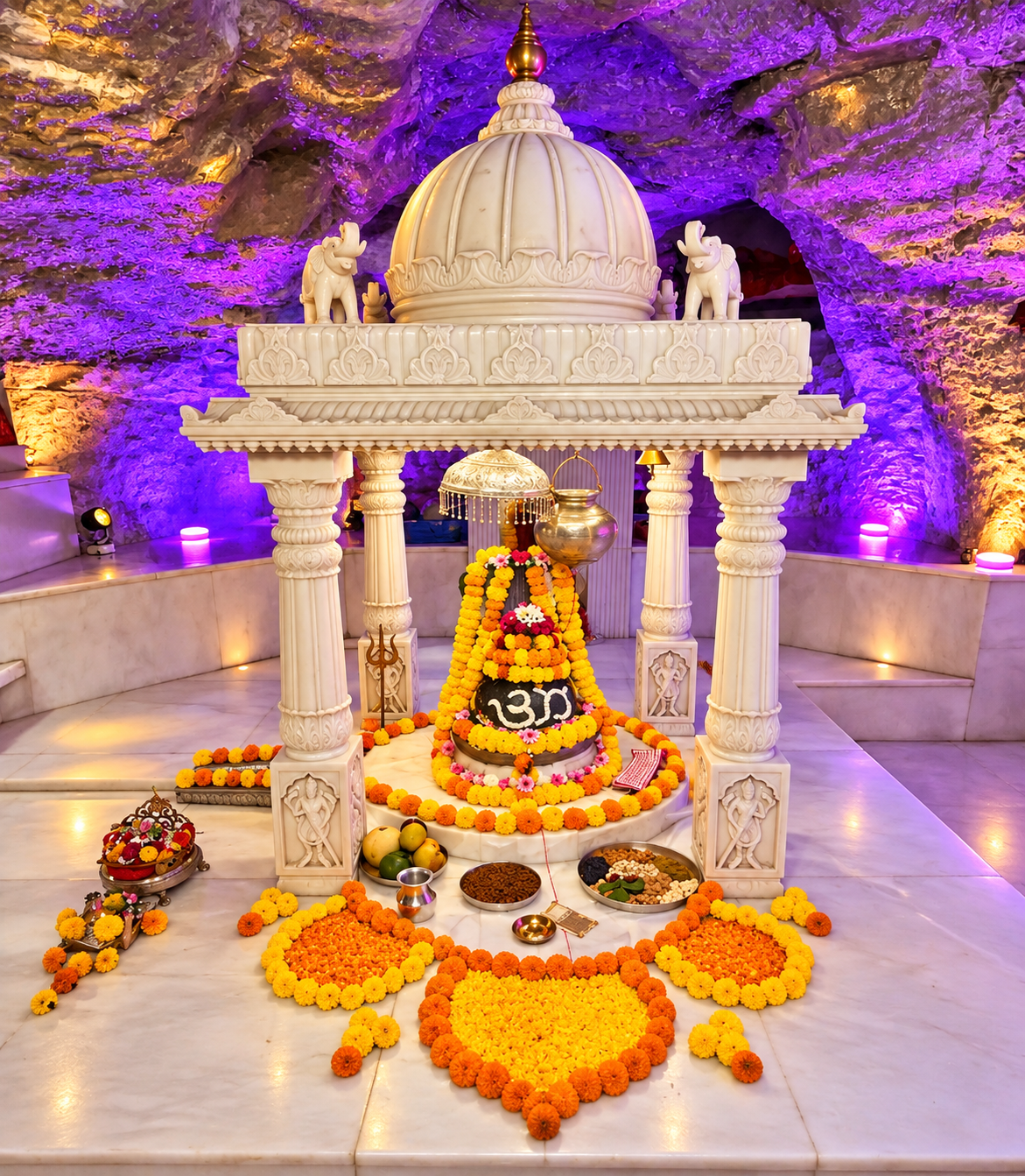 Shree Gautameshwar Mahadev Swayambhu Shivling Sanctum